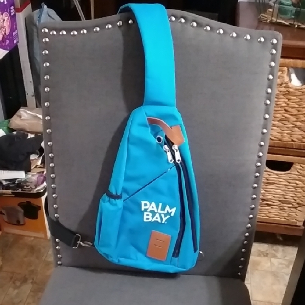 Blue Sling Pack/ Bag Sporty Design Cooler Bag
